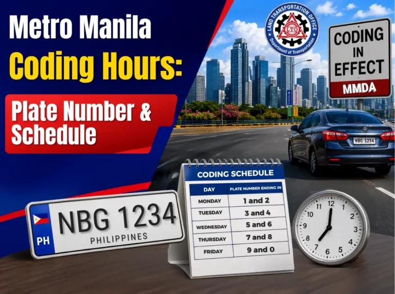 Metro Manila Coding Hours