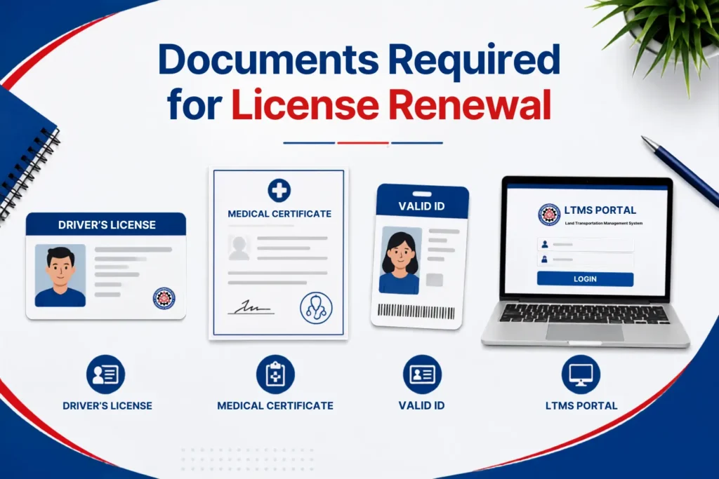 LTO Portal Renewal : documents required