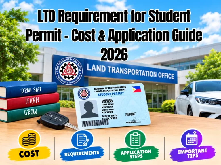 LTO Requirement for Student Permit